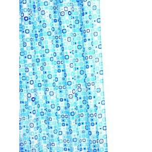  Croydex AF281624YWH Patterned Textile Shower Curtains Geo 