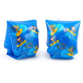 blue child inflatable swimming aid float armbands 0 3y