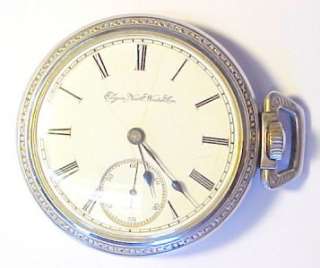 Elgin 1889 Antique Sidewinder Pocket Watch 18s / 11 Jewels  