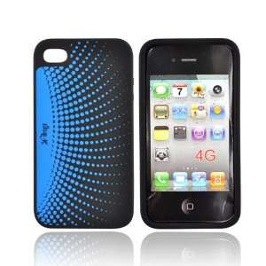  OEM iFrogz Apple iPhone 4 Silicone Case Blue Orbit 