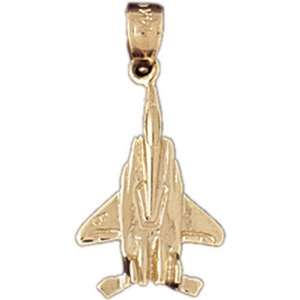   14K Gold Pendant Air Craft Inspired 0.8   Gram(s) CleverEve Jewelry