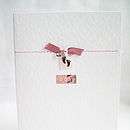 baby boy or baby girl card by rag button  