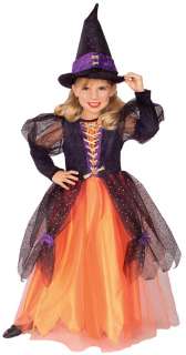 Girls Pretty Witch Costume   Witch Costumes