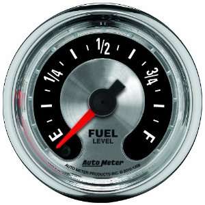   Auto Meter 1209 American Muscle 2 1/16 Fuel Level Gauge Automotive