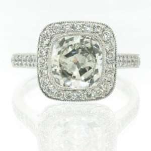  2.90ct Cushion Cut Diamond Engagement Anniversary Ring 