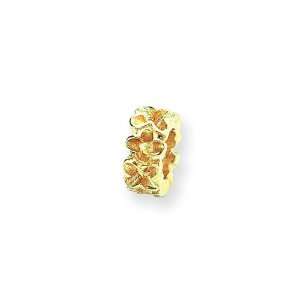 Floral Charm in 14 Karat Yellow Gold for Reflections, Expression, Kera 