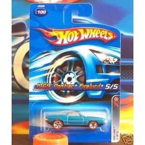  Hot Wheels Red Line #5 of 5 1969 Pontiac Firebird Toys 