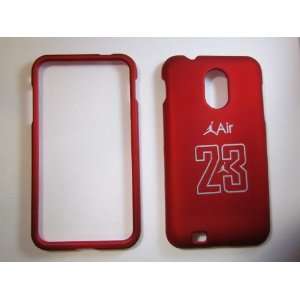 Jordan Red Samsung Galaxy S 2 II Epic Touch 4G SPH D710 Faceplate Case 