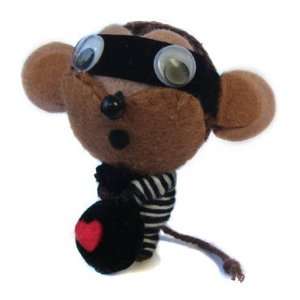 String Voodoo Doll Keychain Monkey Hunter Brainy Doll Series From 