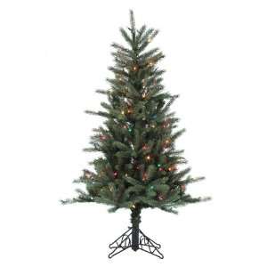  4.5 Pre Lit Tiffany Spruce Slim Artificial Christmas Tree 