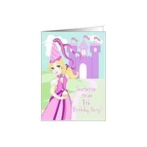 8th Birthday Party Invite  Princess Card Toys & Games