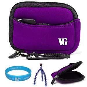 Purple Mini Glove Protective Neoprene Sleeve Carrying Case for Nikon 