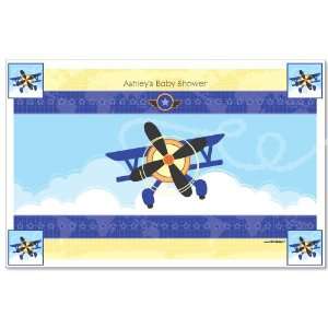    Airplane   Personalized Baby Shower Placemats Toys & Games