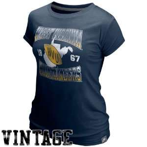 Nike West Virginia Mountaineers Ladies Navy Blue Fade To Stay Bamboo 