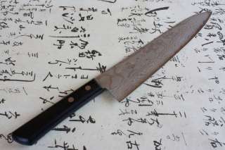 Kanetsune japanese damascus kasumi gyuto chef knife 210  