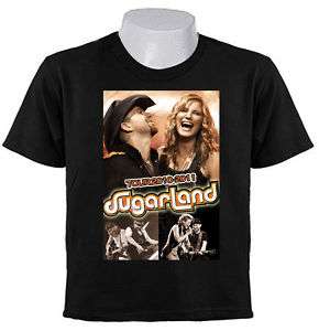 SUGARLAND Group COUNTRY MUSIC TOUR 2010 2011 TSHIRTS  