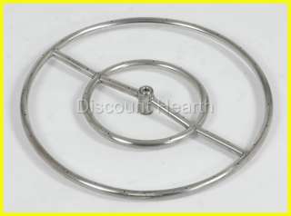 12 18 24 30 36 48 Stainless Steel Gas Burner Ring Fire Pit 