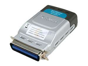    D Link DP 301P+ Fast Ethernet Print Server RJ45 Parallel 