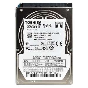 Toshiba 160GB SATA/300 5400RPM 8MB 12ms 2.5 Internal Laptop Notebook 