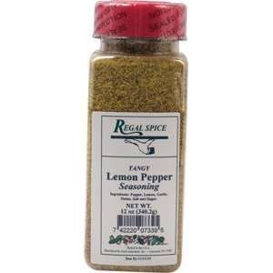 Regal Lemon Pepper Tangy Seasoning Blend 12 oz.  Grocery 