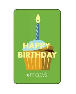  Birthday Cupcake Gift Card with Greeting Card   All Occasions 