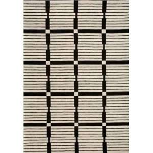   Weavers Rugs BLW0136BW 9x12 Black & White BLW0136 9x12 Modern Rug