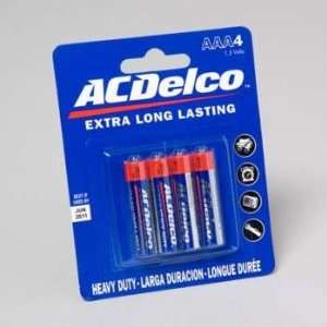  AC Delco 4 Pack AAA Batteries Electronics