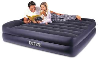 Queen Pillow Rest Air Bed Mattress Intex Blow Up Airbed  