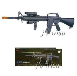 M16A3 M4 M16 AIRSOFT SPRING RIFLE GUN LASER FLASH GRIP  