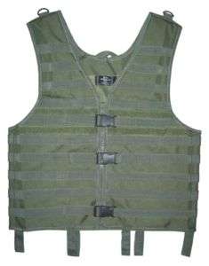 Airsoft 107G OD GREEN Tactical MOLLE WEB Vest Holster  