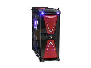   Xaser VI VG4000BWS Black / Red Computer Case With Side Panel Window
