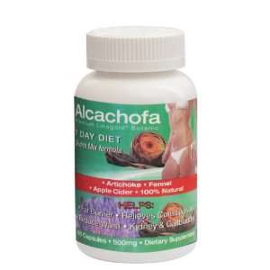  Alcachofa 7 Day Diet Artichoke Weight Loss Supplement (60 