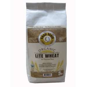 Organic Lite Wheat, all purpose flour, No bleaching, No potassium 