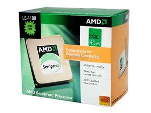 AMD Sempron LE 1100 Sparta 1.9GHz Socket AM2 45W Single Core Processor 