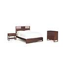 Tahoe Copper Bedroom Furniture, King 3 Piece Set (Bed, 3 Drawer Chest 