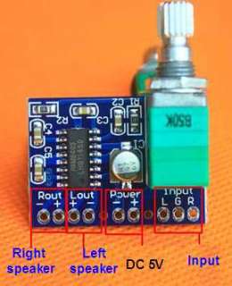 PAM8403 mini 5V power amplifier board(Support USB Power supply) 3W*2 