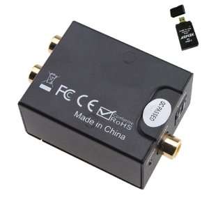  Optical Coax to Analog RCA Audio Converter Plus AGPtek USB 