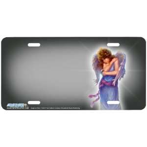 7020 Angel on Gray Angel License Plate Car Auto Novelty Front Tag by 