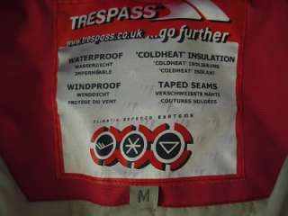 TRESPASS ColdHeat Ski Snowboard Anorak Jacket~Wmn M  