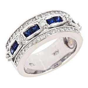   Anniversary Band Ring Antique Style (3/4 Cttw, Si Clarity, G Color
