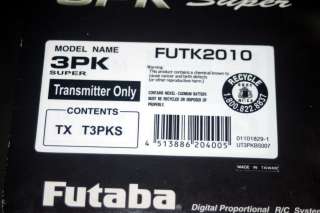   de futaba 3pk futk2010 2 4ghz esto es un equipo de tx t3pks solamente