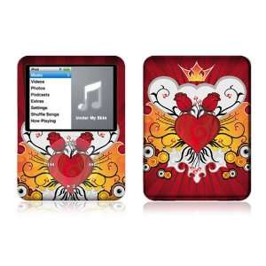  Apple iPod Nano 3G Decal Skin   Rose Heart Everything 