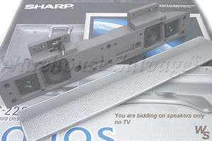SHARP AQUOS 22 LCD TV SURROUND SOUND SPEAKER NEW  