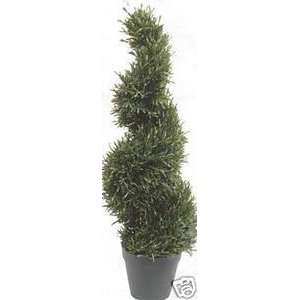  3 foot Artificial Rosemary Spiral Topiary Tree in a Pot 