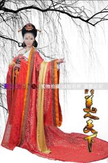 Custom made Chinese brocade with satin Hanfu Dress  