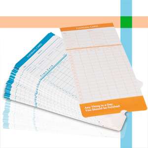   cards for you to track your employees time and attendance records