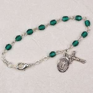 Baby Bracelet BR116D EM Birthstone Green Emerald May 5 1/2 Miraculous 