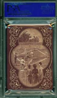 1884 Lawsons Patented Baseball Game STRIKER Mint PSA 9  