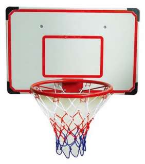 Indoor Outdoor Basketball Backboard Junior Slam XL Hoop Wall Mount set 