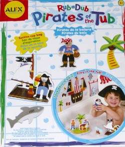 Pirates of the tub bath set Pirate 38 piece  